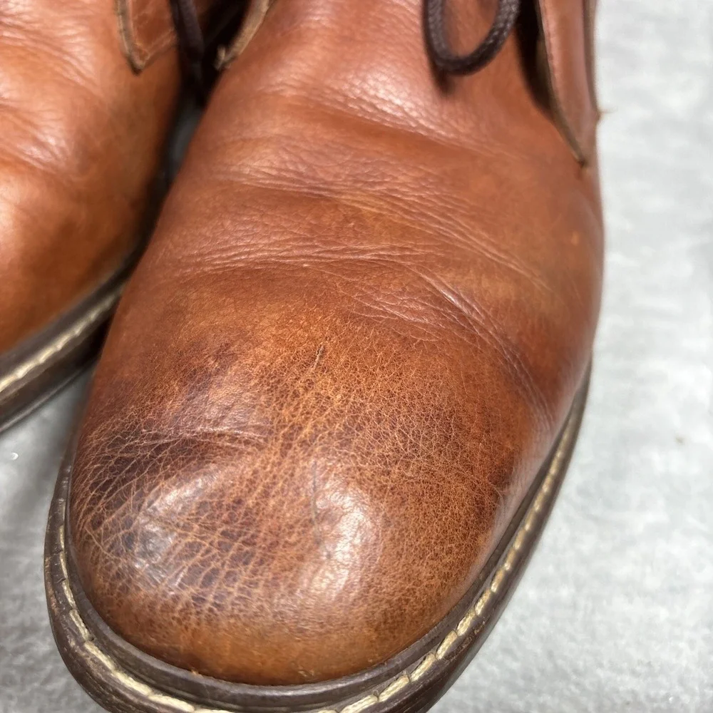 Cole Haan Chukka Men's 13 Brown Leather Goodyear‎ Welt GYW Stacked Heel C24531